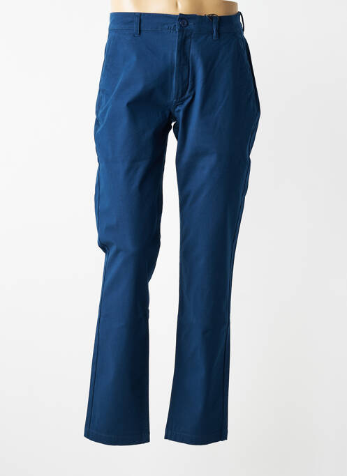 Pantalon chino stretch taille normale bleu DAYTONA homme