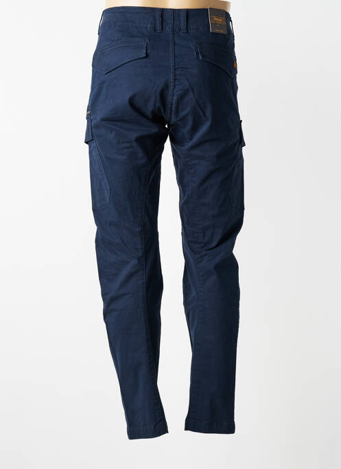Pantalon cargo poches taille normale bleu DAYTONA homme