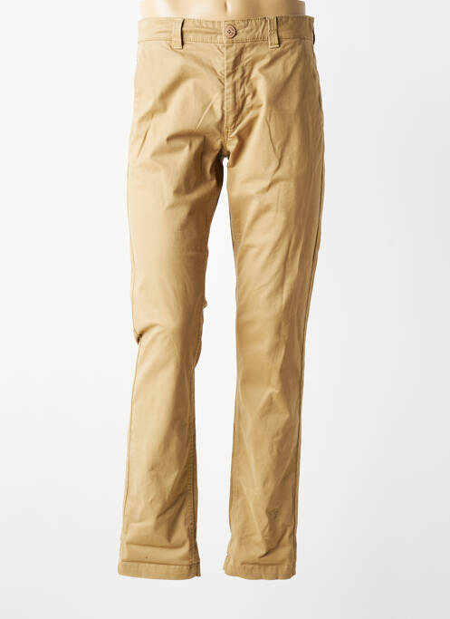 Pantalon chino stretch taille normale beige DAYTONA homme