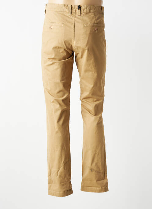 Pantalon chino stretch taille normale beige DAYTONA homme