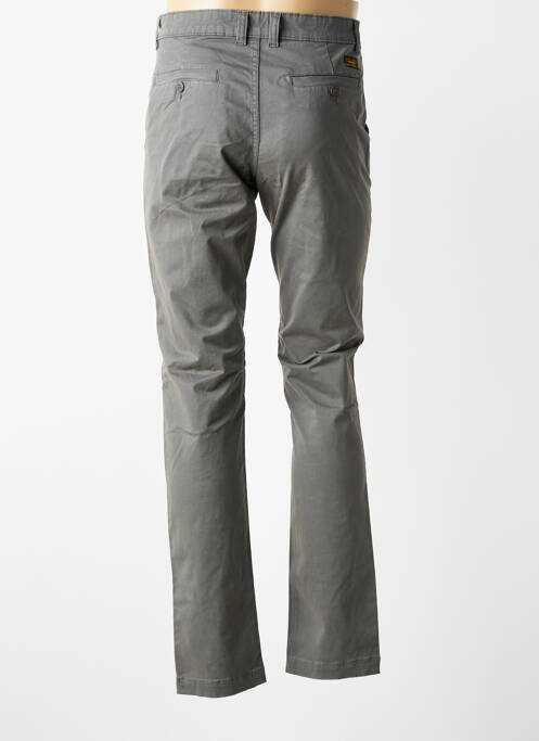 Pantalon chino stretch taille normale gris DAYTONA homme