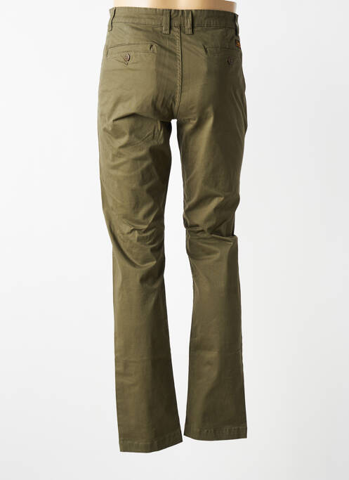 Pantalon chino stretch taille normale vert DAYTONA homme