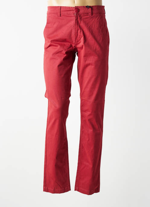 Pantalon chino stretch taille normale rouge DAYTONA homme