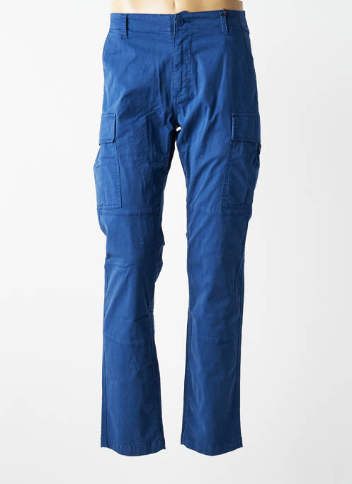 Pantalon chino stretch taille normale bleu DAYTONA homme