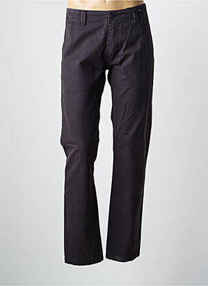 Pantalon chino tissage popeline taille normale gris DAYTONA homme