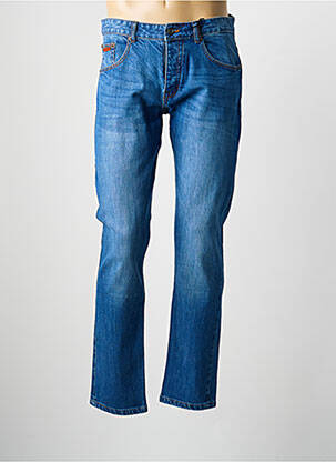 Jeans coupe slim fermeture boutonnée sur le devant taille normale bleu DAYTONA homme