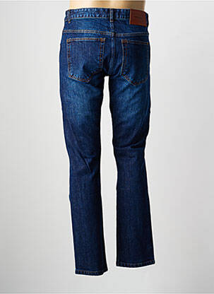 Jeans coupe slim fermeture boutonnée sur le devant taille normale bleu fonce DAYTONA homme