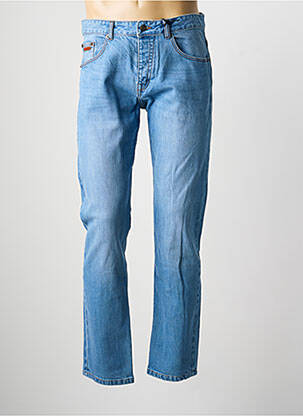 Jeans coupe slim fermeture boutonnée sur le devant taille normale bleu clair DAYTONA homme