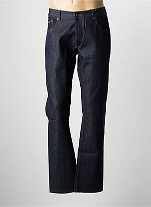 Jeans coupe droite fermeture boutonnée sur le devant taille normale bleu DAYTONA homme