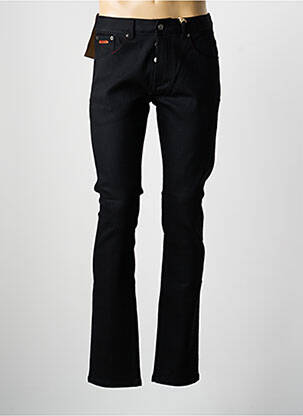 Jeans coupe slim fermeture boutonnée sur le devant taille normale noir DAYTONA homme