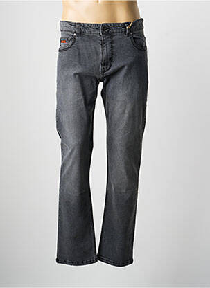 Jeans coupe slim stretch taille normale gris DAYTONA homme