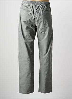 Pantalon droit tissage popeline taille normale gris DAYTONA homme