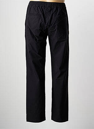 Pantalon droit tissage popeline taille normale noir DAYTONA homme