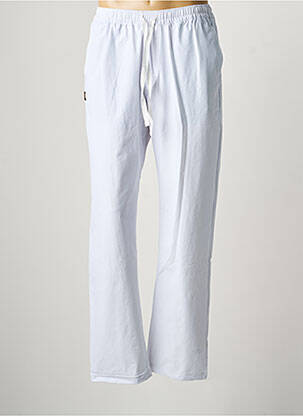 Pantalon droit tissage popeline taille normale blanc DAYTONA homme