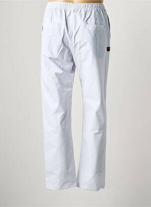 Pantalon droit tissage popeline taille normale blanc DAYTONA homme