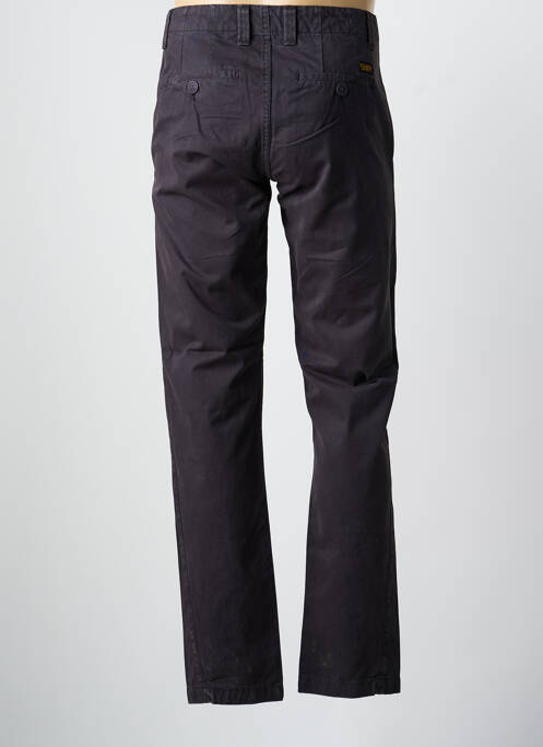 Pantalon chino tissage popeline taille normale gris DAYTONA homme