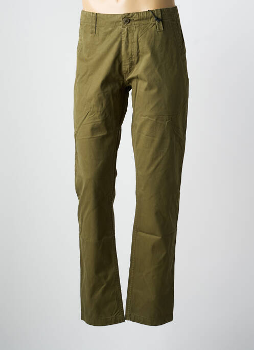 Pantalon chino tissage popeline taille normale vert DAYTONA homme