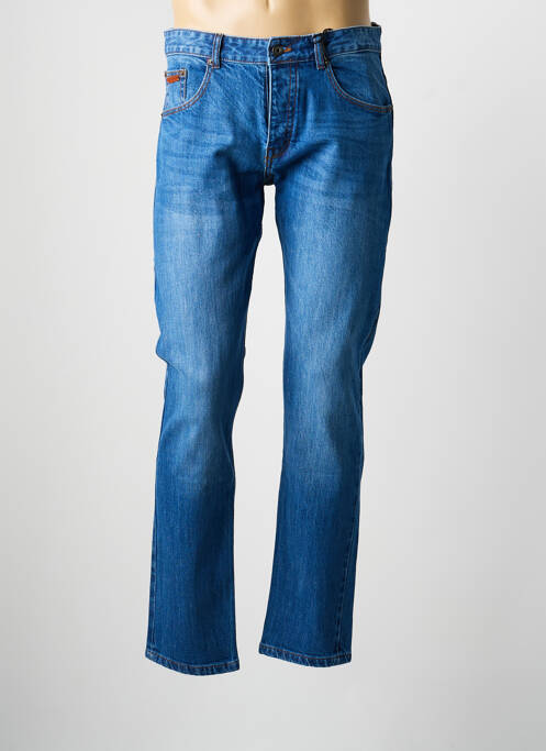 Jeans coupe slim fermeture boutonnée sur le devant taille normale bleu DAYTONA homme