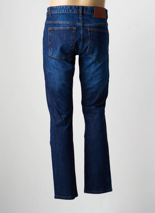 Jeans coupe slim fermeture boutonnée sur le devant taille normale bleu fonce DAYTONA homme