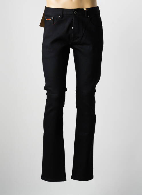 Jeans coupe slim fermeture boutonnée sur le devant taille normale noir DAYTONA homme