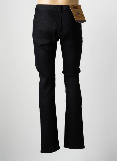 Jeans coupe slim fermeture boutonnée sur le devant taille normale noir DAYTONA homme