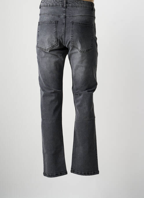 Jeans coupe slim stretch taille normale gris DAYTONA homme