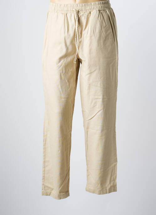 Pantalon droit taille normale taille normale beige DAYTONA homme