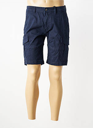 Bermuda multipoches taille normale bleu DAYTONA homme