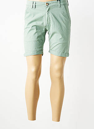 Short tissage popeline taille normale vert DAYTONA homme