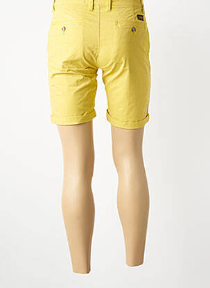 Short tissage popeline taille normale jaune DAYTONA homme