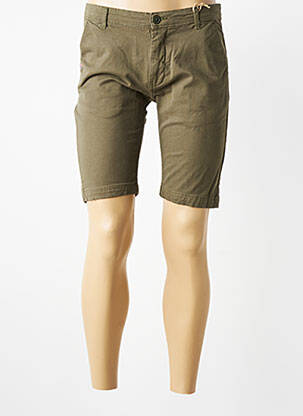 Bermuda stretch taille normale vert DAYTONA homme