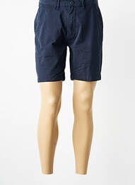 Short fermeture zippée sous rabat boutonné taille basse bleu DAYTONA homme