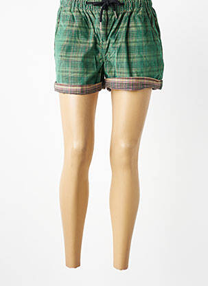 Short taille normale taille normale vert ROSE GARDEN femme