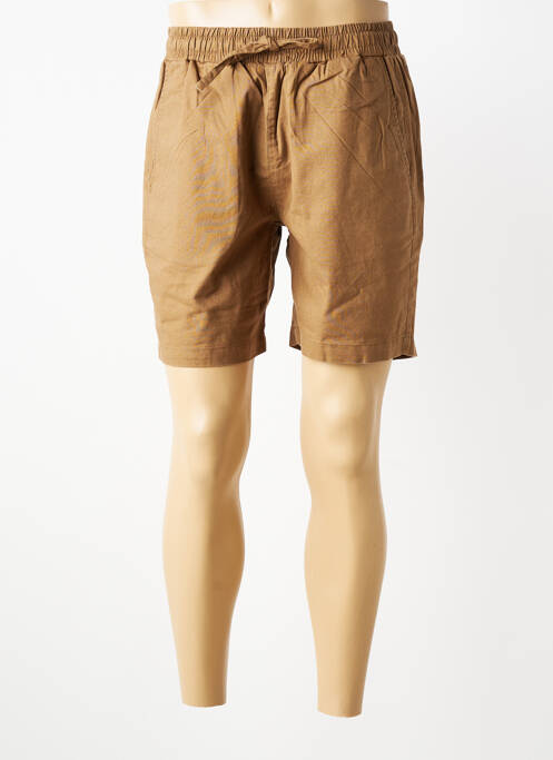 Short fermeture liens à nouer taille normale marron DAYTONA homme