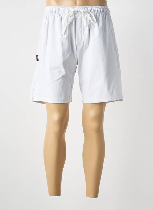 Short fermeture liens à nouer taille normale blanc DAYTONA homme