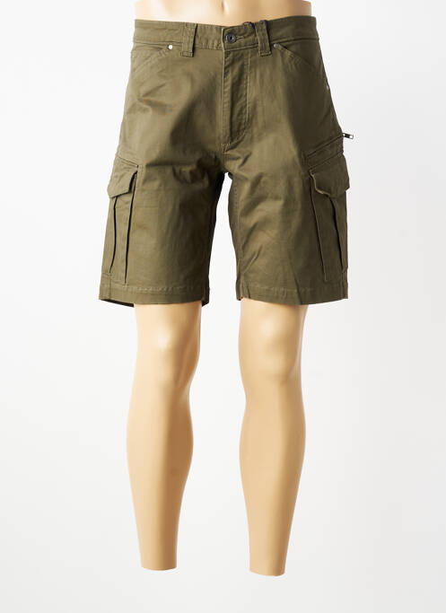 Short tissage popeline taille normale vert DAYTONA homme