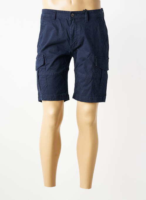 Bermuda multipoches taille normale bleu DAYTONA homme