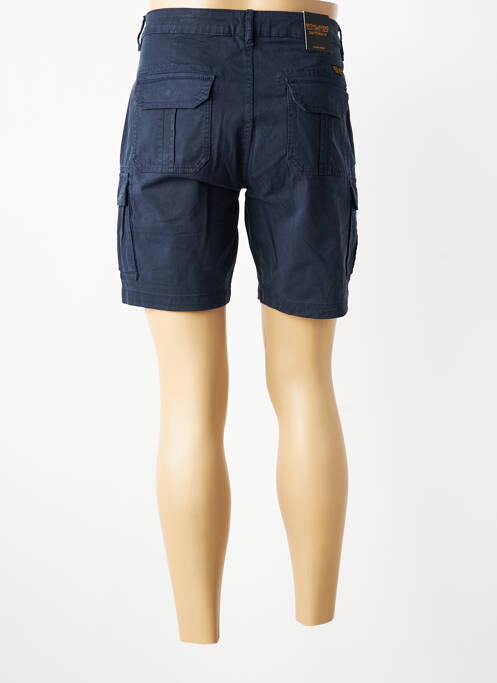 Short tissage popeline taille normale bleu DAYTONA homme