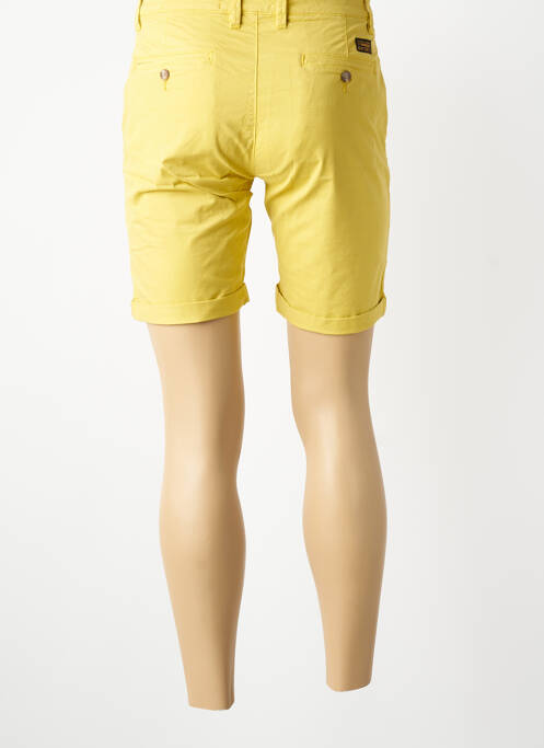 Short tissage popeline taille normale jaune DAYTONA homme