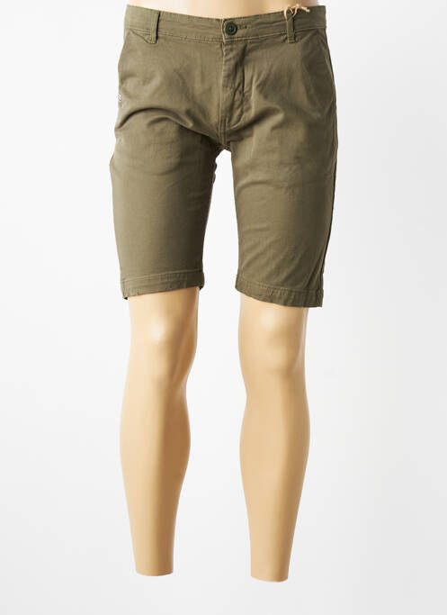 Bermuda stretch taille normale vert DAYTONA homme