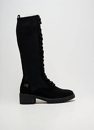 Bottes bout rond talon de 4 à 6cm noir LPB femme