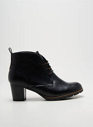 Bottines/boots tissage satiné talon de 4 à 6cm noir MARCO TOZZI femme