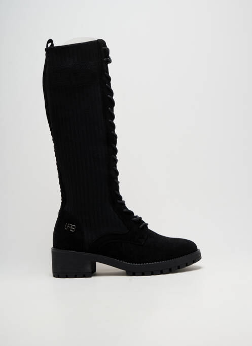 Bottes bout rond talon de 4 à 6cm noir LPB femme