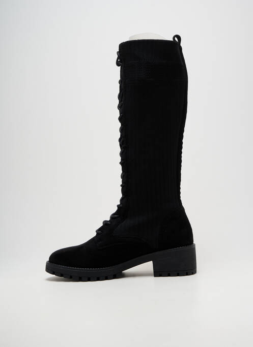 Bottes bout rond talon de 4 à 6cm noir LPB femme