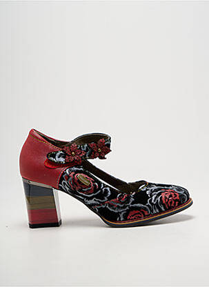 Escarpins talon bottier talon de 7 à 9cm rouge LAURA VITA femme