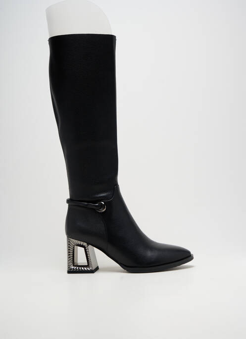 Bottes bout pointu talon de 7 à 9cm noir METAMORF'OSE femme