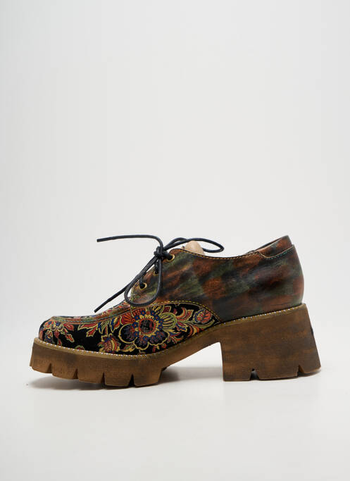 Derbies bout rond talon de 4 à 6cm noir LAURA VITA femme