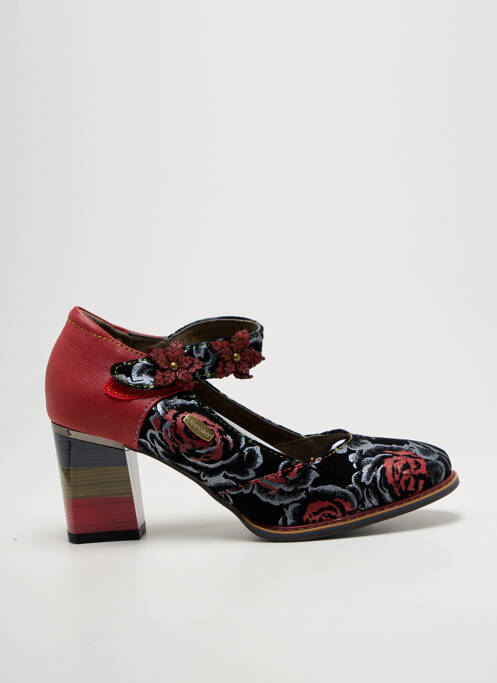 Escarpins talon bottier talon de 7 à 9cm rouge LAURA VITA femme