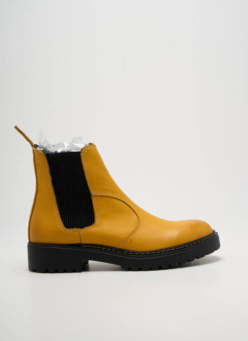 Bottines/boots talon bas talon plat jusqu'à 3cm jaune BUENO femme