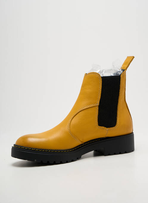Bottines/boots talon bas talon plat jusqu'à 3cm jaune BUENO femme
